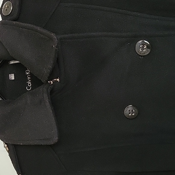 Calvin Klein Wool Peacoat NWOT - Picture 4 of 15